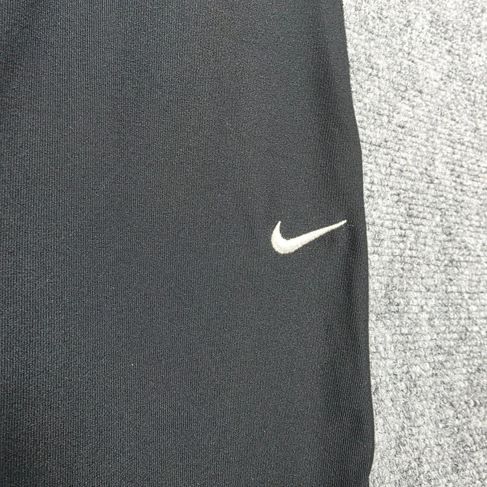 Nike Dri-FIT Cropped Running Leggings Women's Medium Black Back Zipper Pocket